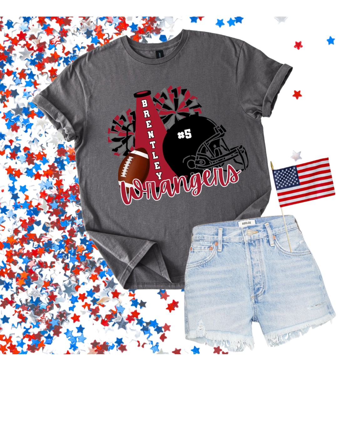 Football and Cheer megaphone/helment