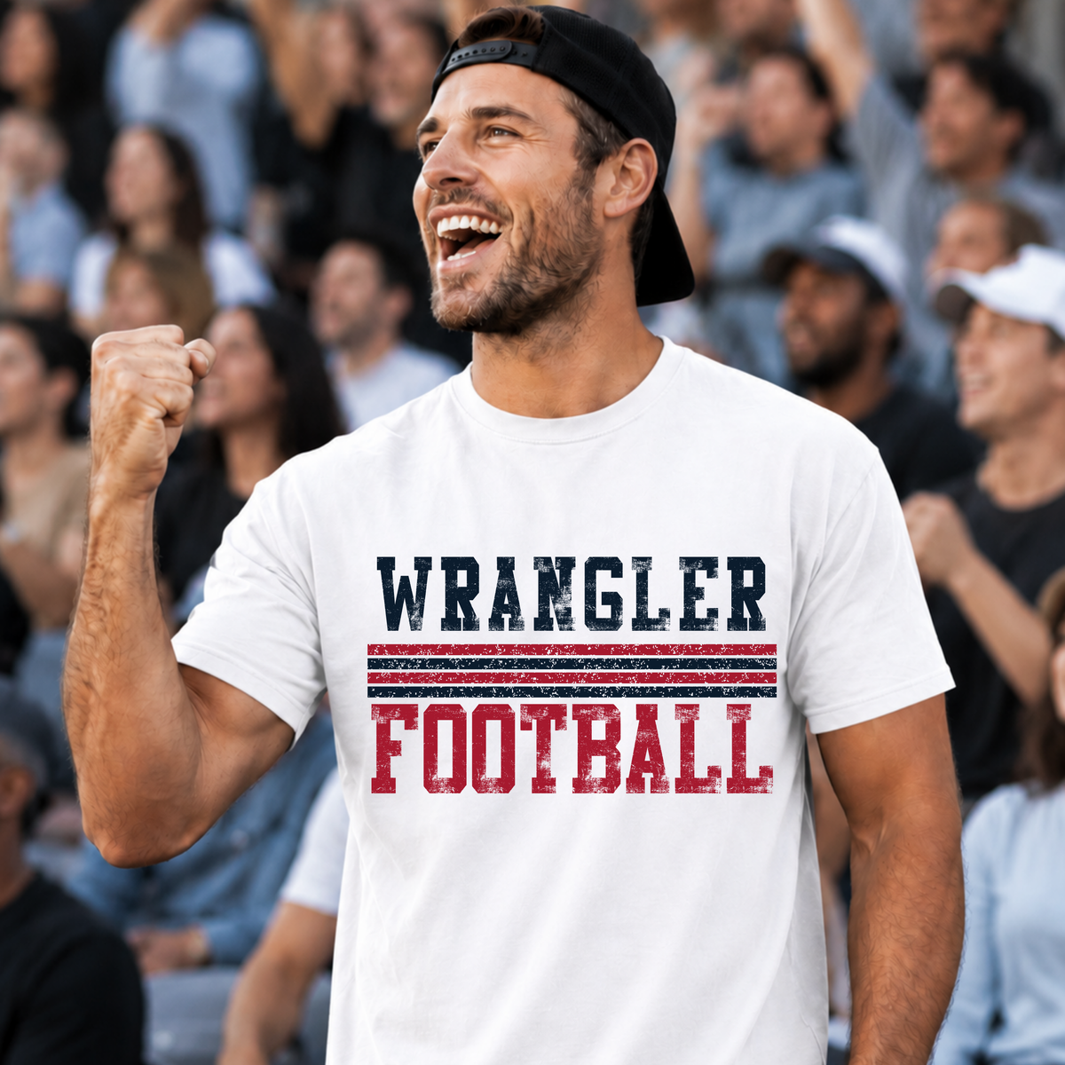 Football with helmet lines