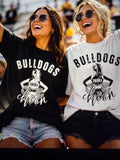 Cheerleader with name on back