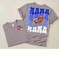 Wavy Football Mama