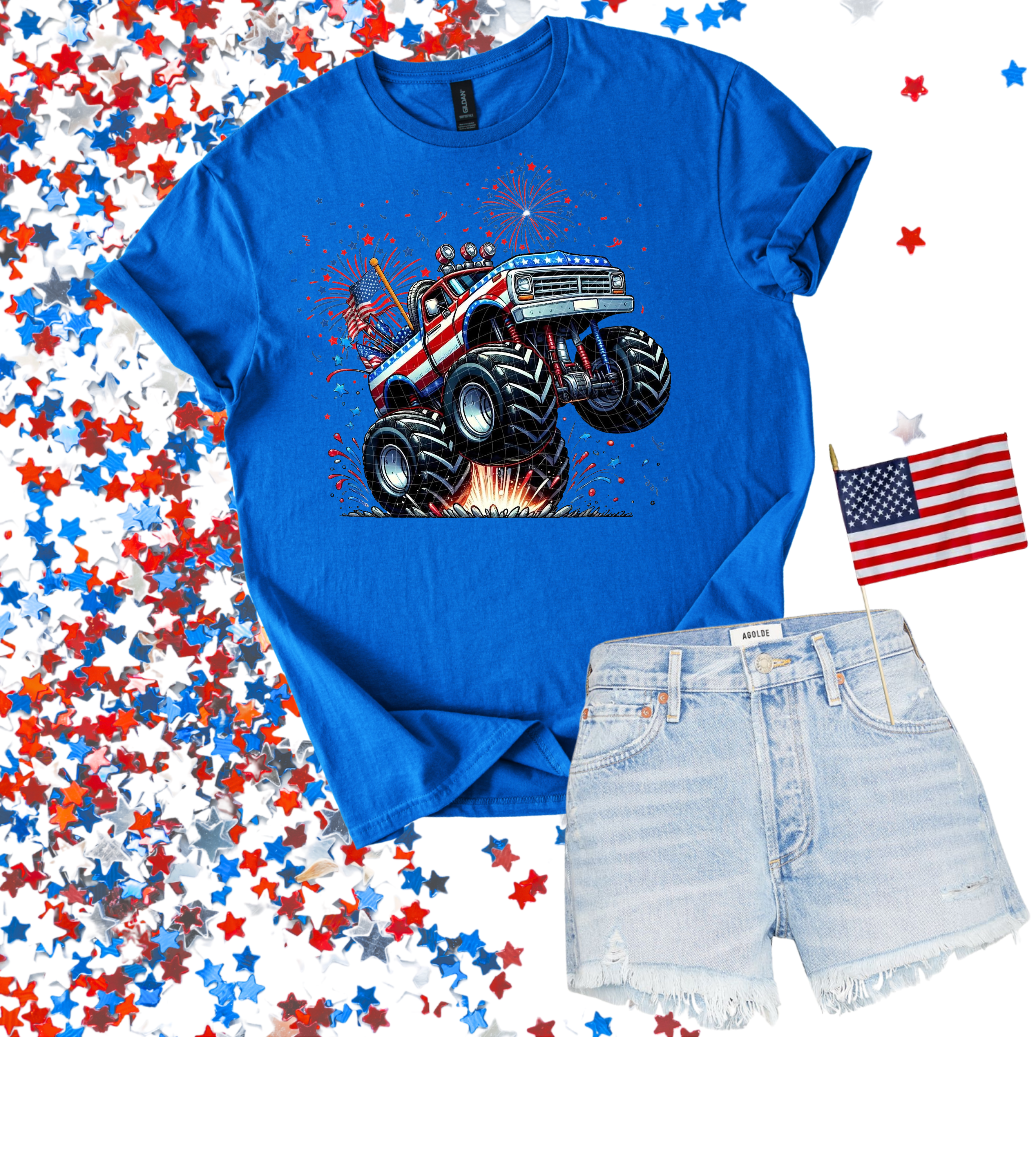 Monster Truck Patriotic