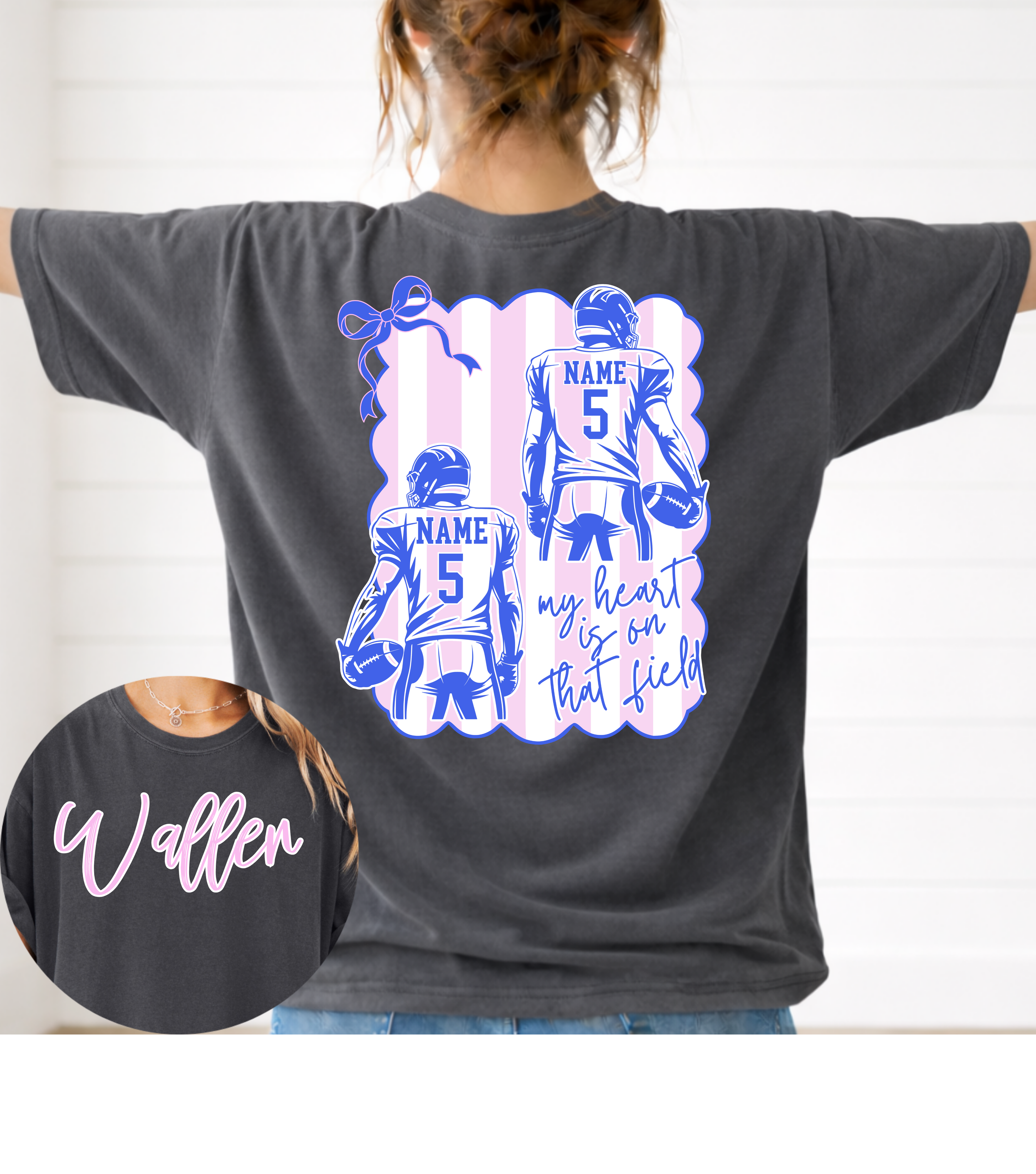 Stripped Multi Football Player