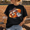 Glittery Football with Mascot