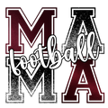 Mama Glittery Football in middle