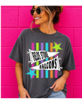 Colorful Stripes with Flags